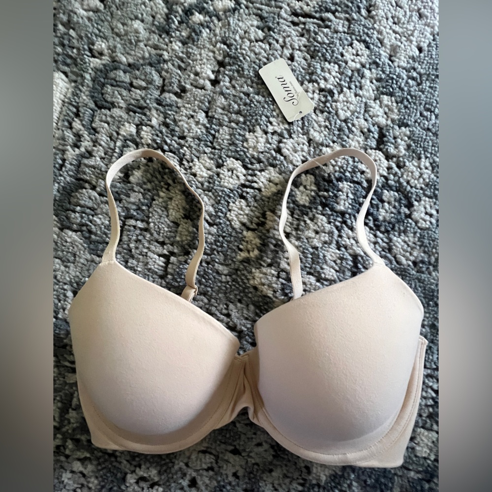 NWT Soma Enbliss Full Coverage Bra Light Nude Beige Tan 32DD 32 DD